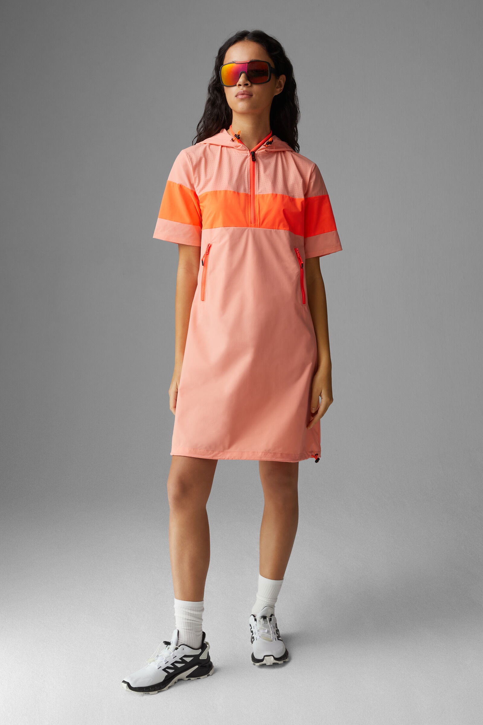 Valerie functional dress in Apricot - 2