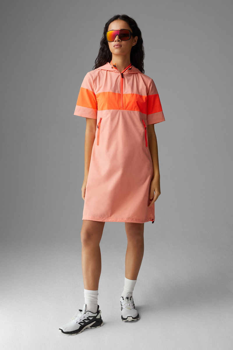 Valerie functional dress in Apricot 2