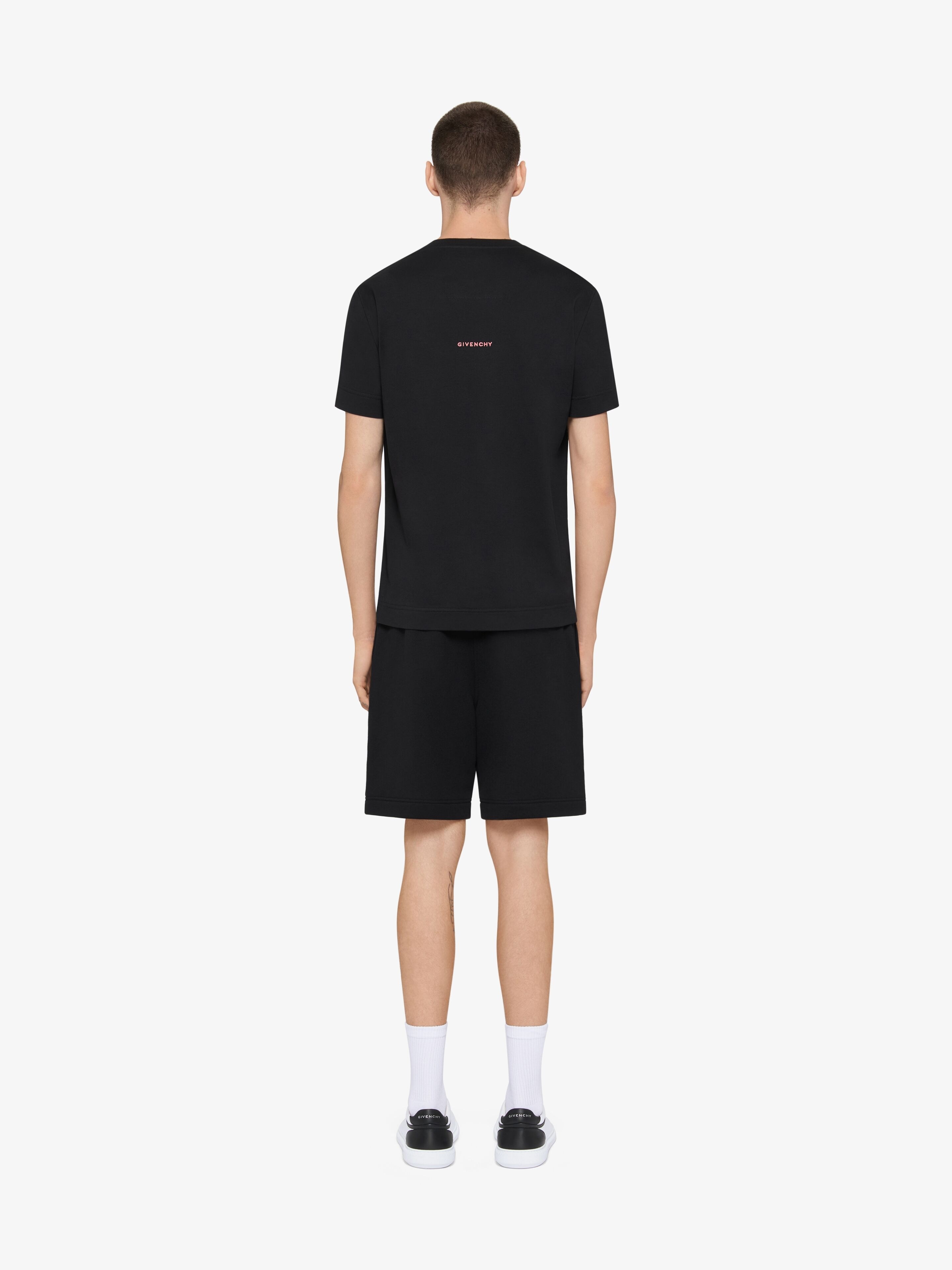 SLIM FIT T-SHIRT IN COTTON WITH 4G EMBROIDERY - 3