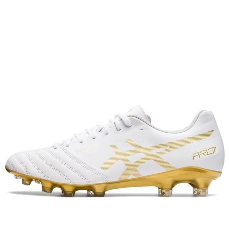 ASICS DS Light X-Fly Pro Soccer Shoes 'White Gold' 1101A025-122 - 1