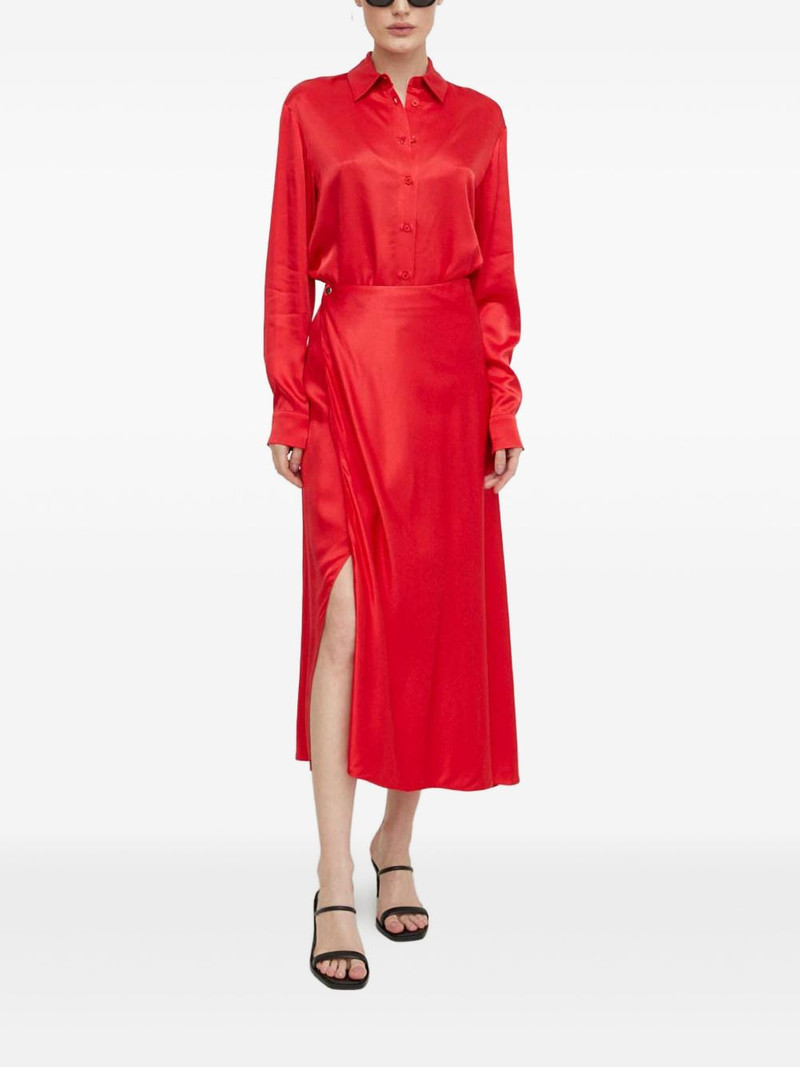 SAMSØE SAMSØE asymmetrical-hem skirt outlook