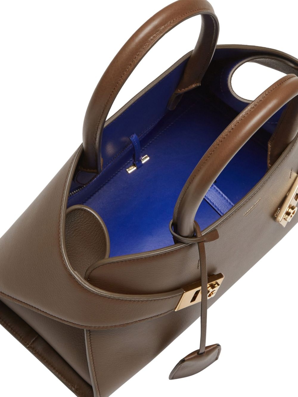 small Hug leather tote bag - 7