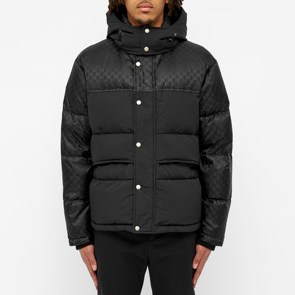 Gucci Jacquard Down Jacket - 4