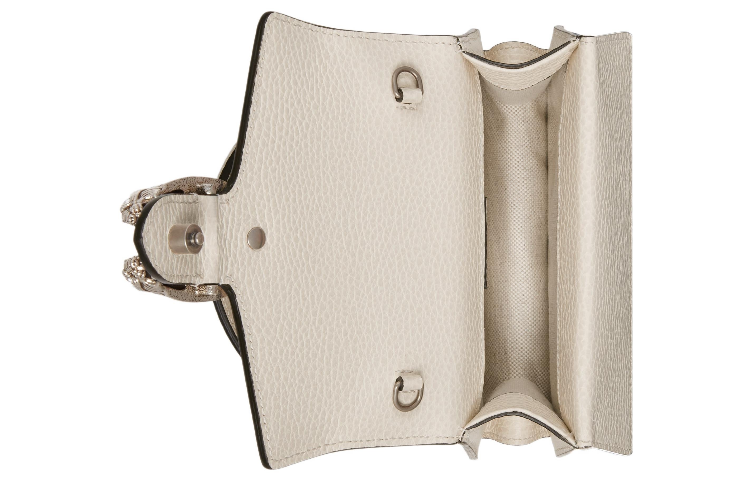 (WMNS) Gucci Dionysus Mini Top Handle Bag 'White' 752029-CAOGN-9042 - 6