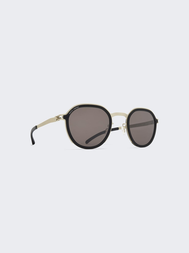 MYKITA X Rimowa Heritage Mr001 Sunglasses Titan And Black outlook