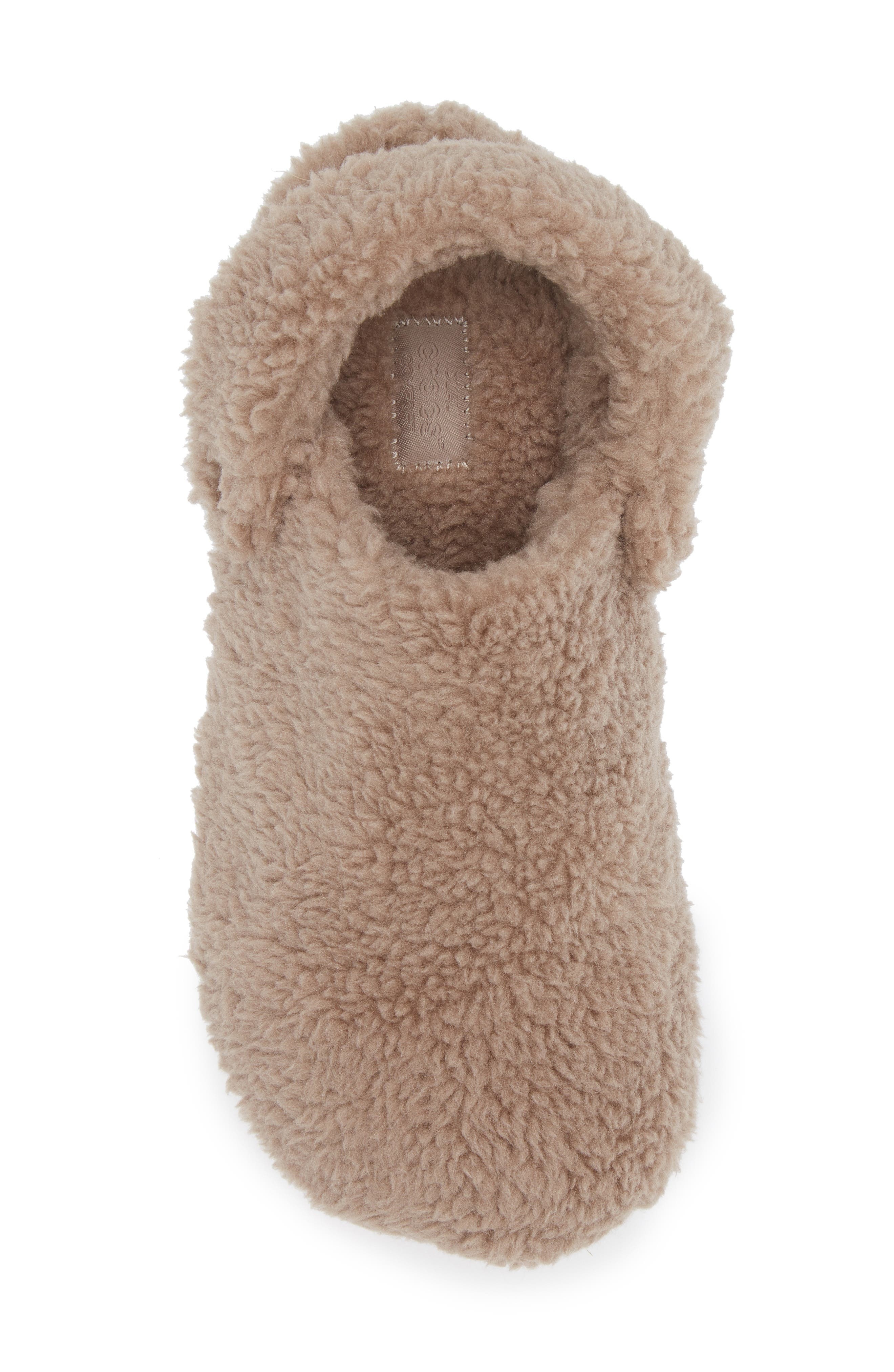 CROCS Classic Cozzzy Faux Fur Slipper Clog in Mushroom at Nordstrom - 5
