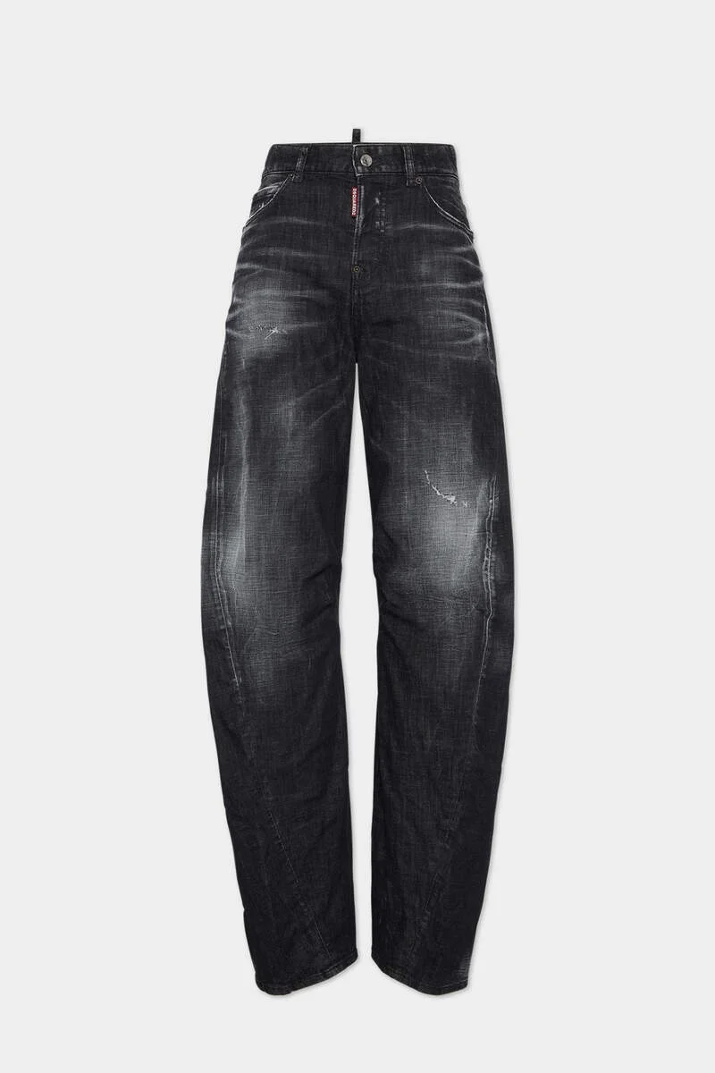 EASY BLACK WASH D2 TWISTED JEANS - 1