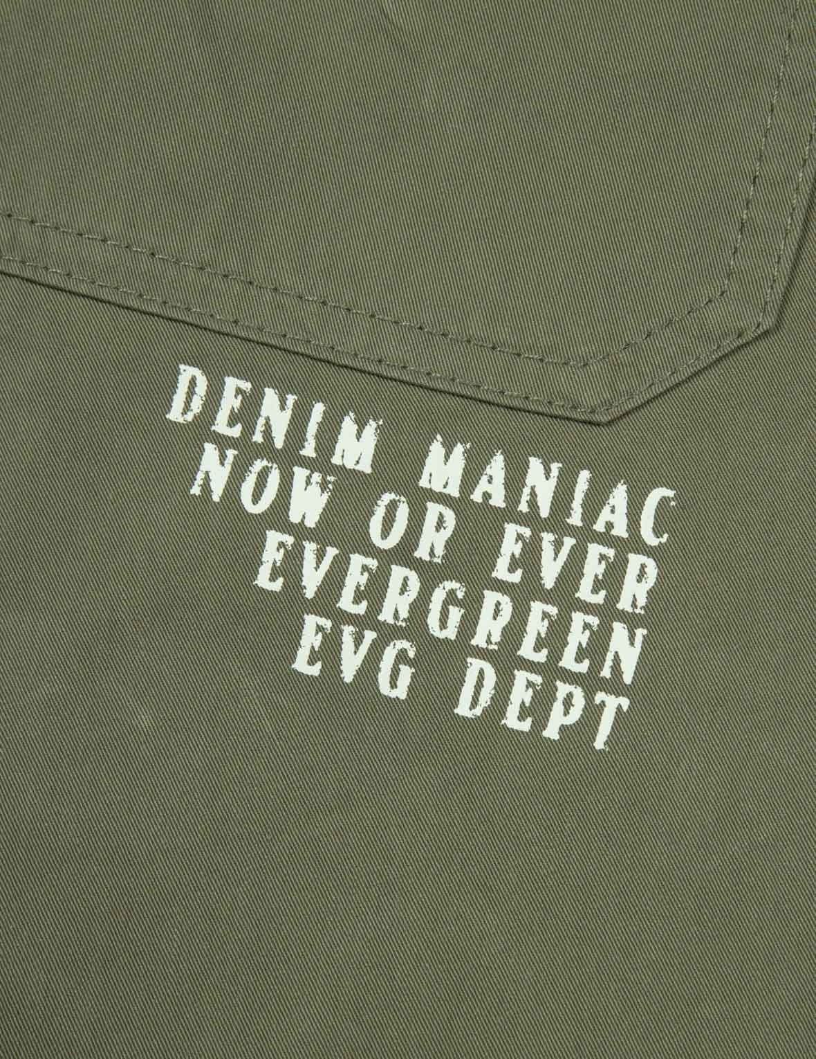 Seagull Appliqué Embroidery and Slogan Print Relax Fit Cargo Pants - 8