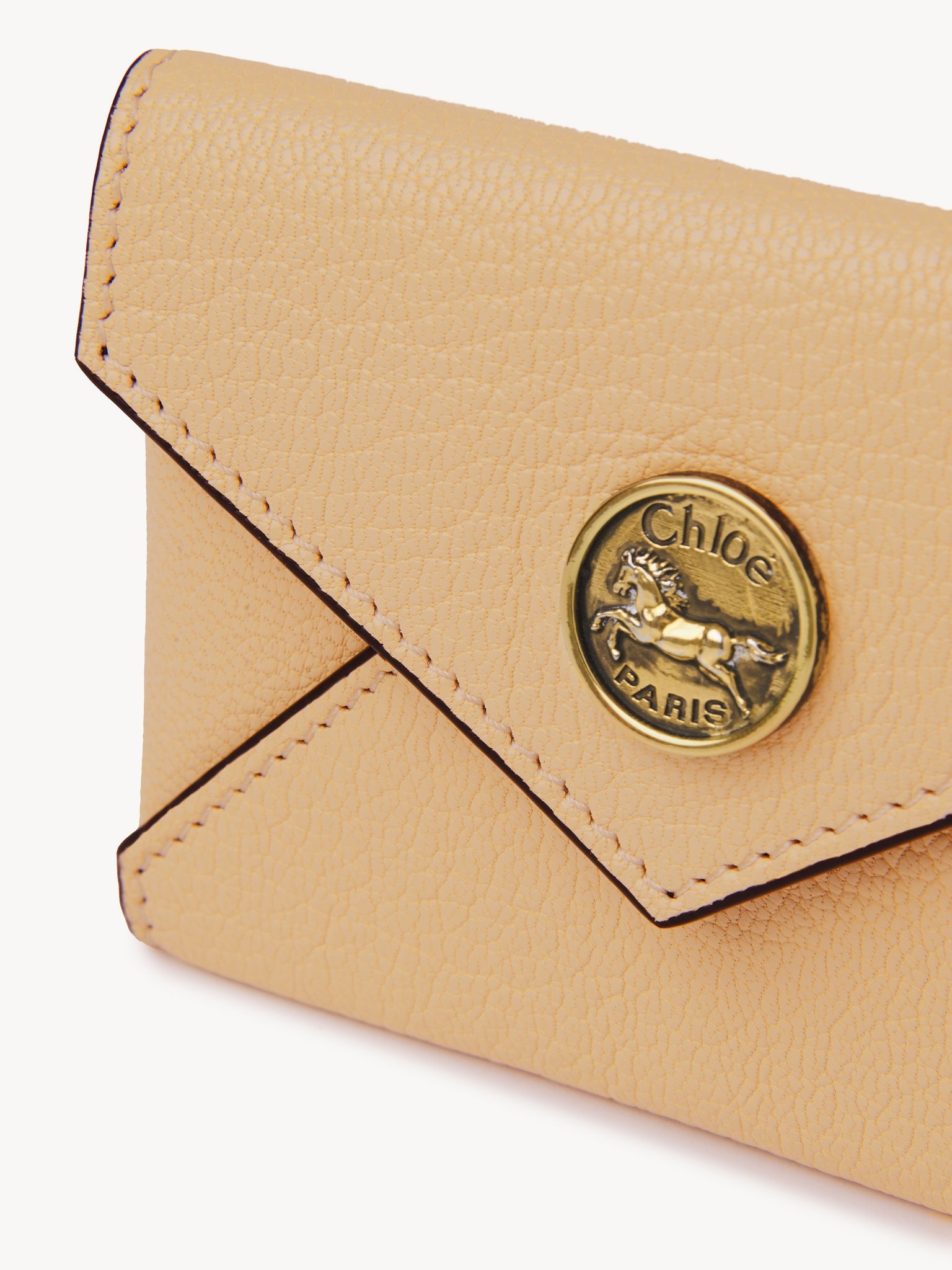 ENVELOPE CARD HOLDER IN GRAINED LEATHER - 5