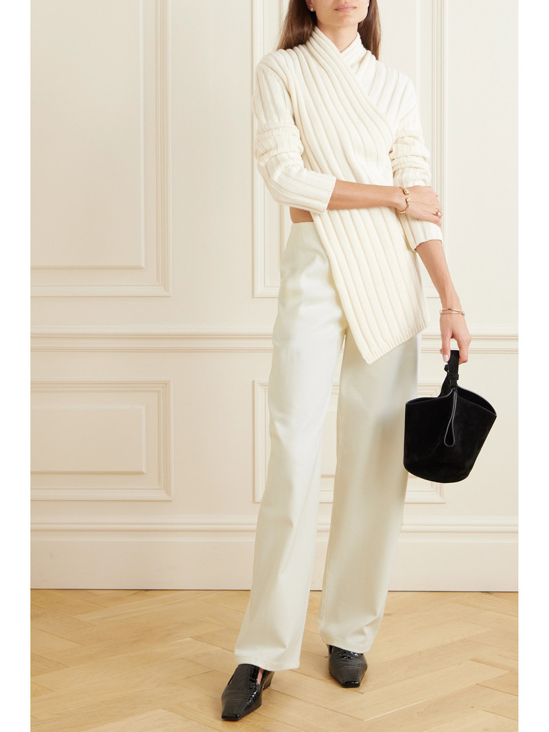 FFORME + Net Sustain Jagger Wide-leg Organic Cotton-blend Pants outlook