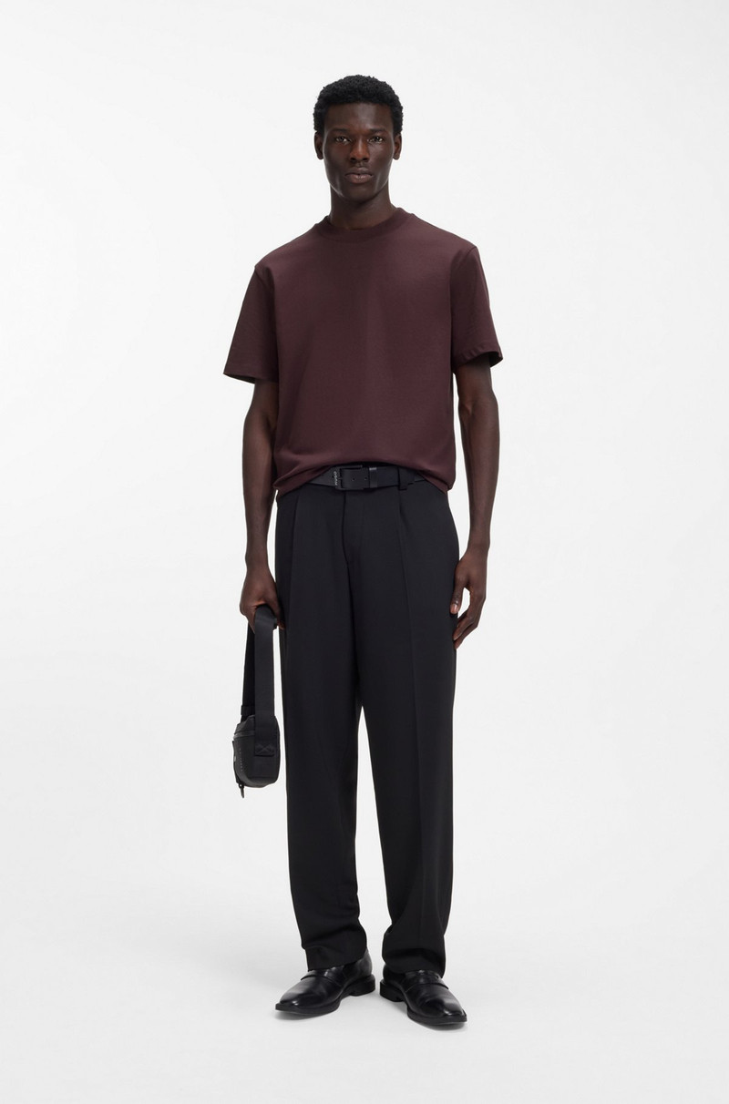 HUGO LOGO-PRINT T-SHIRT IN COTTON JERSEY outlook