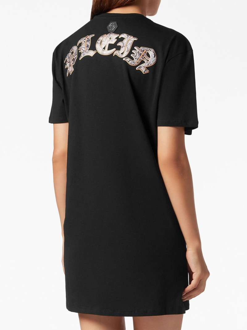 teddy bear-print cotton minidress 3