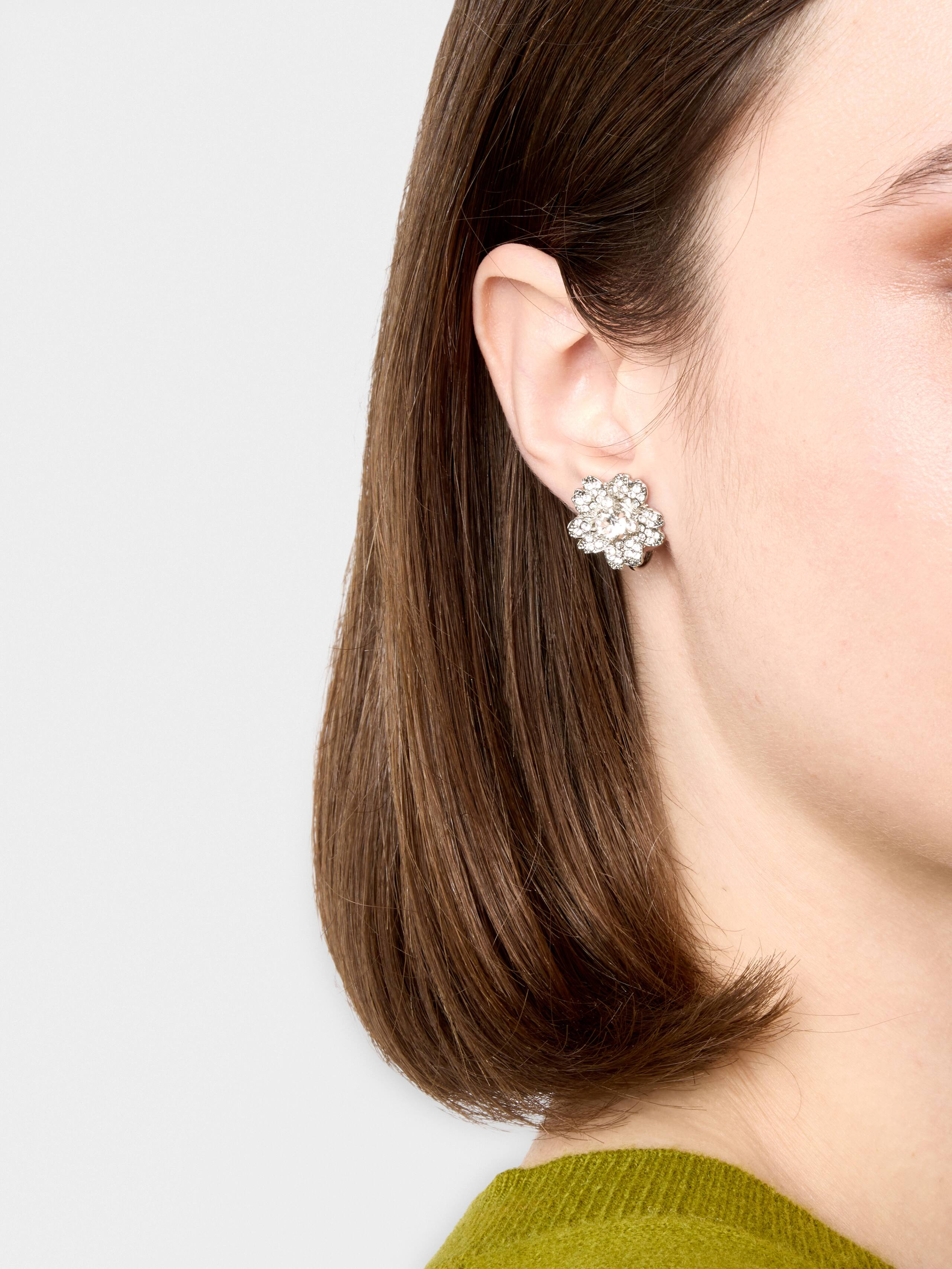Vivier Bouquet Strass Micro Earrings - 5