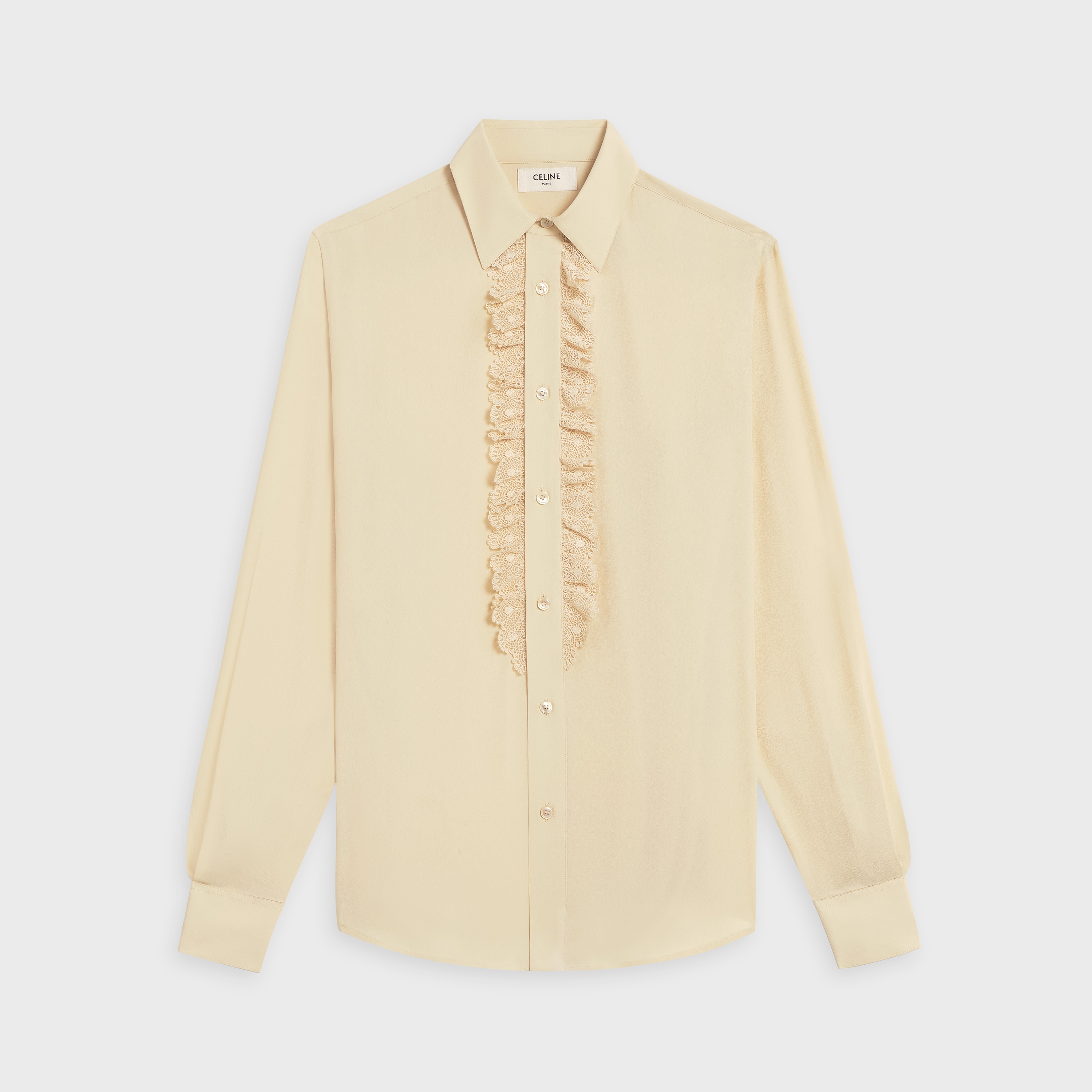 CLASSIC SHIRT IN SILK CREPE - 1