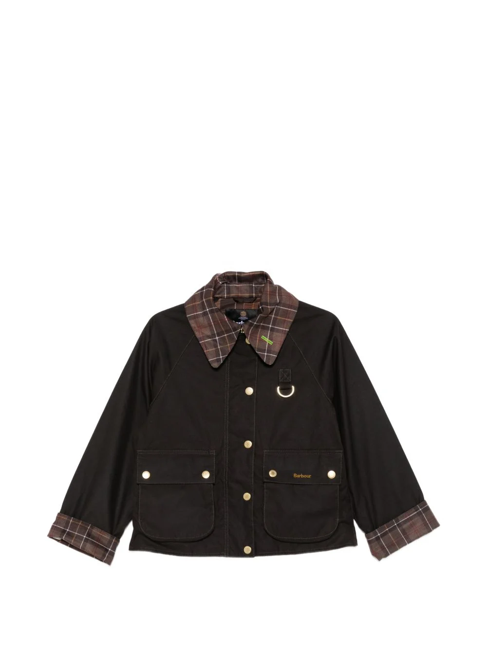 Spey checked-collar jacket - 1