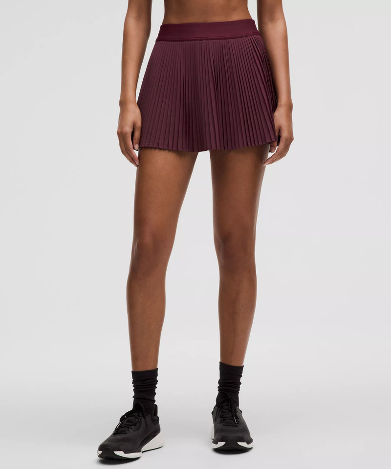 Varsity High-Rise Pleated Tennis Skirt 1
