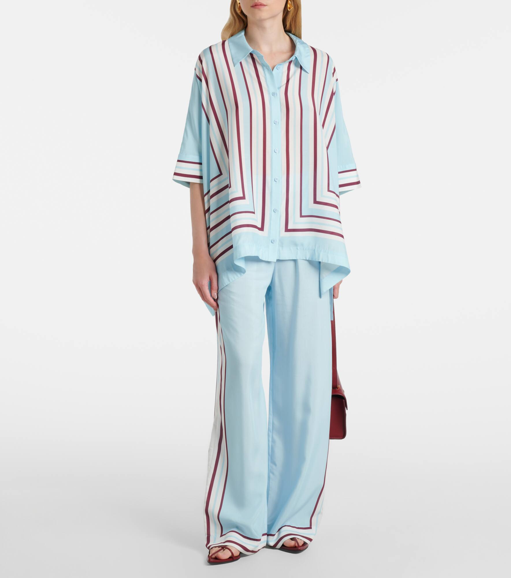 Orissa striped straight pants - 2