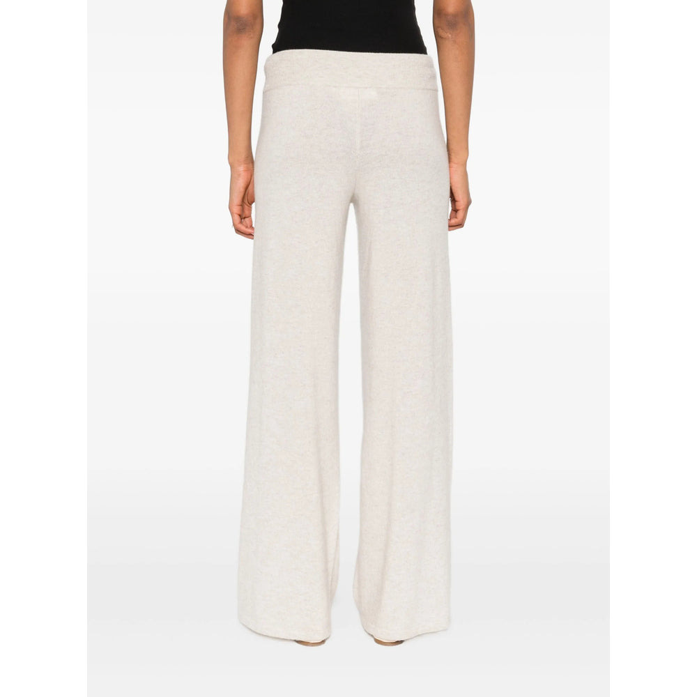 Lisa Yang Neutrals Trousers - Straight Trousers Women - 4