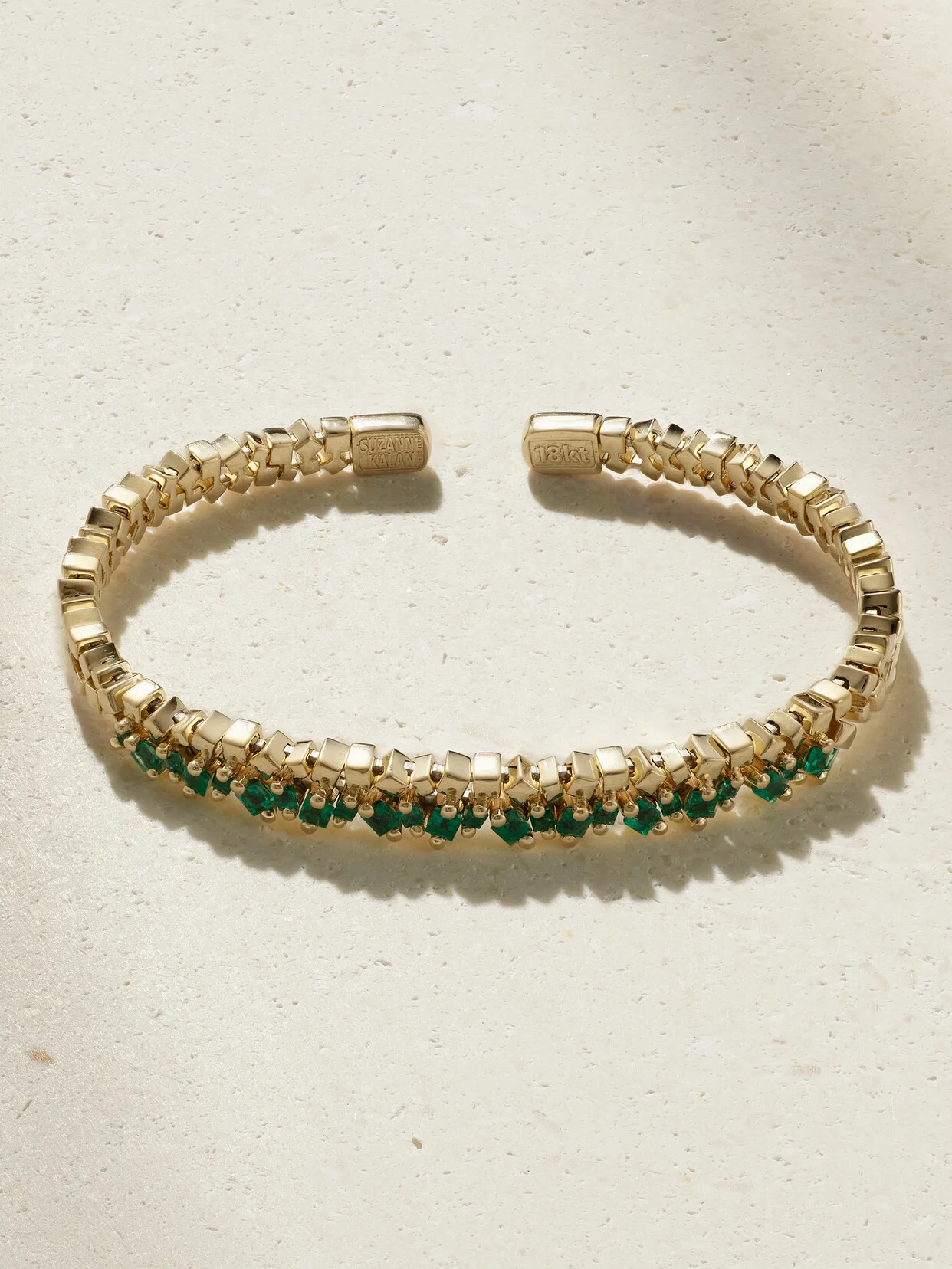 18-karat Gold Emerald Cuff - 1