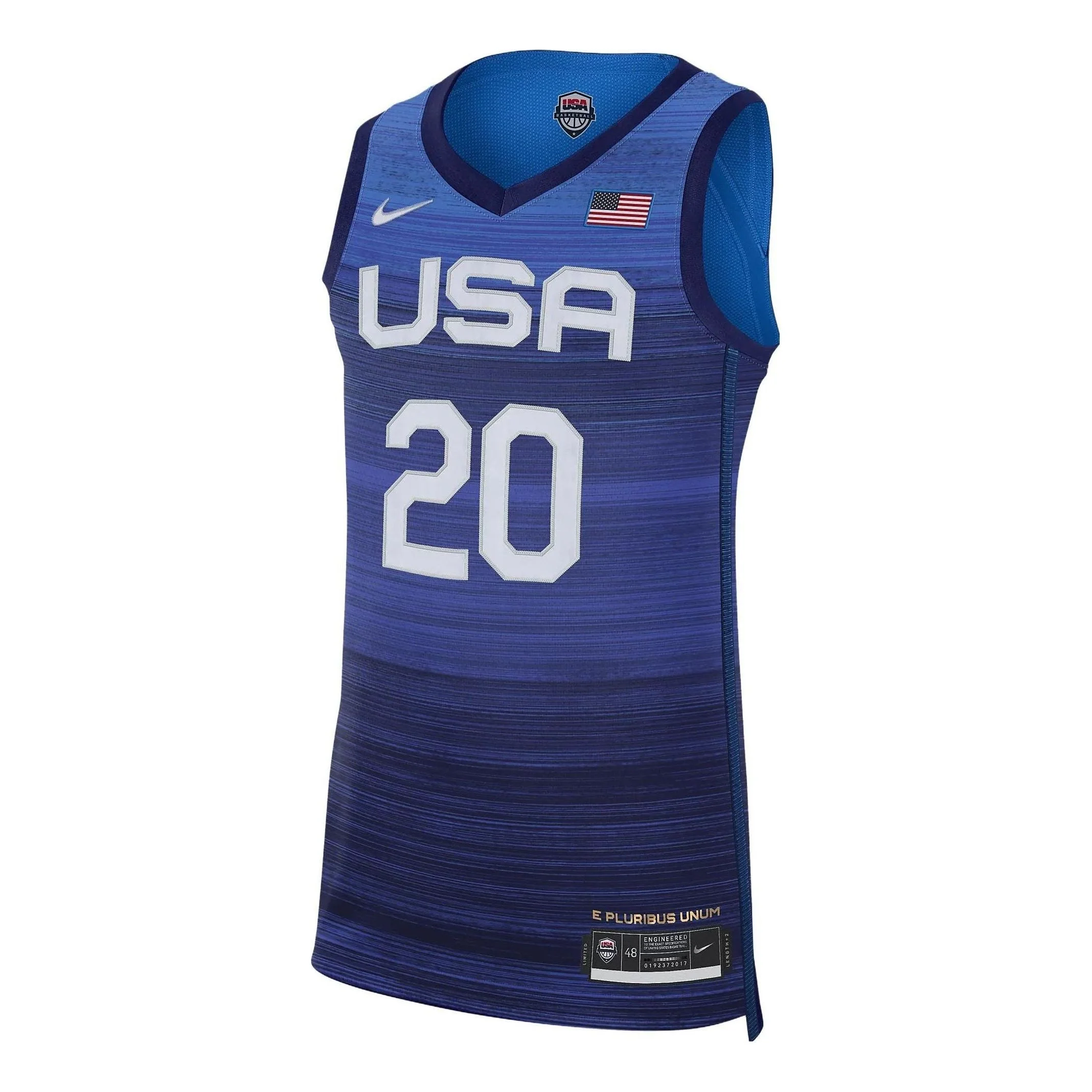 Nike 2020 Team USA Road Authentic Vaporknit Jersey 'Blue' CT6562-451 - 1
