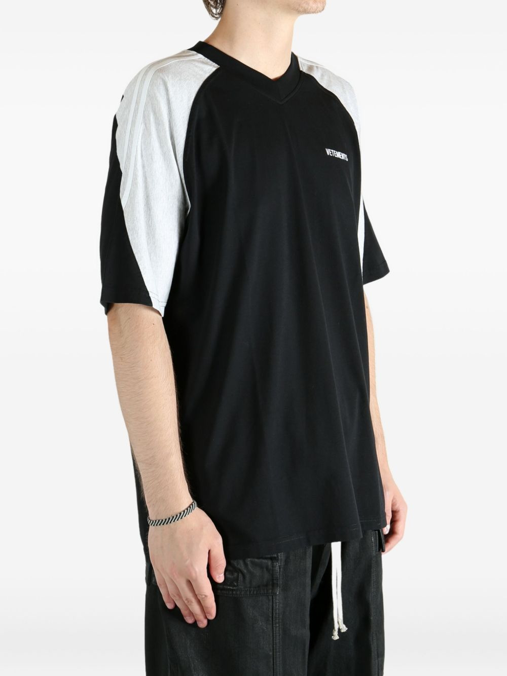raglan-sleeve V-neck T-shirt - 3