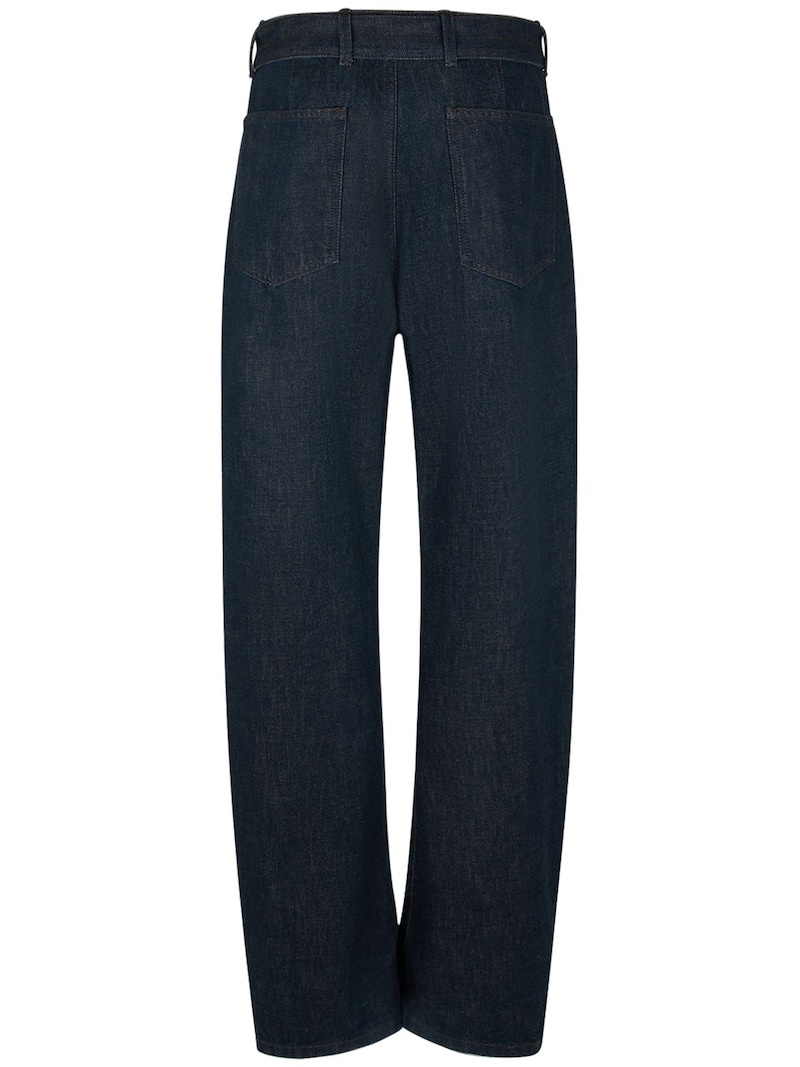 Belted cotton jeans - 3