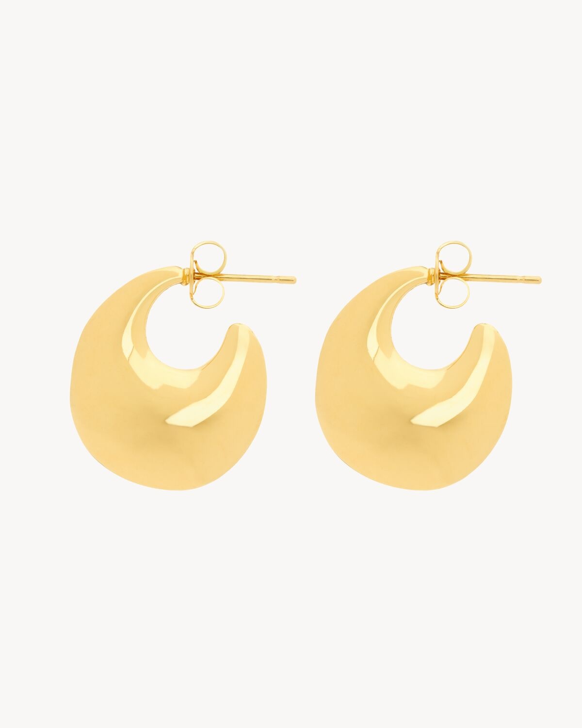 【SAINT LAURENT】teardrop hoop earrings フープ ピアス Saint Laurent Teardrop Hoop Earrings in Metal | Saks Fifth