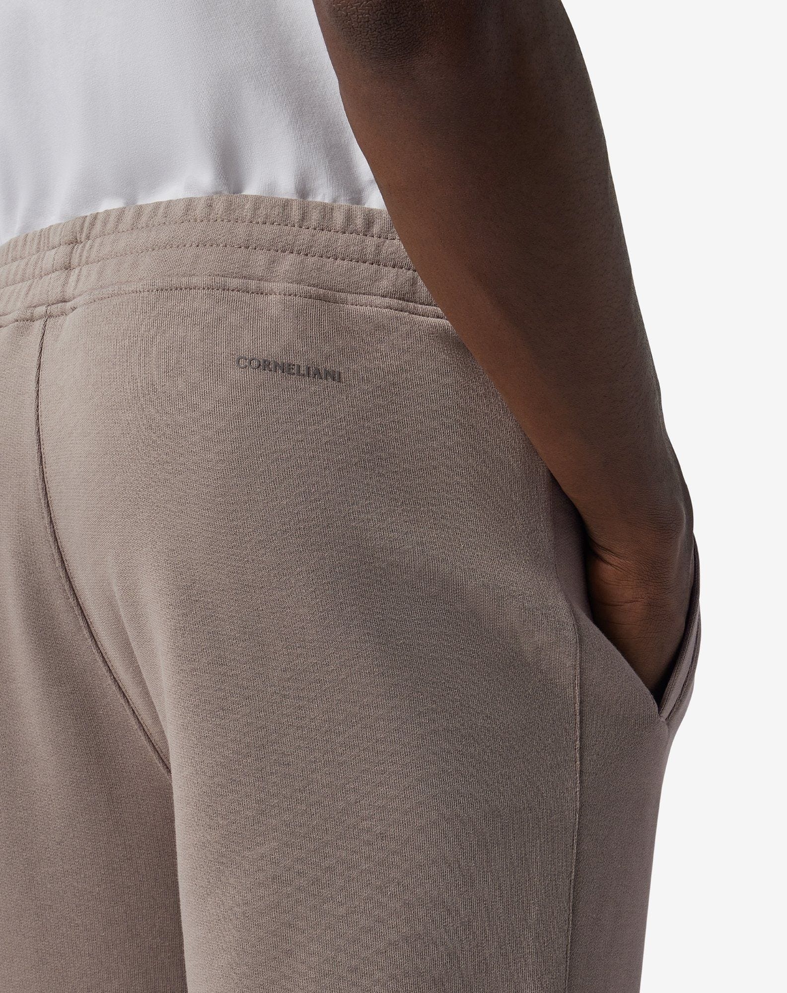 Beige fleece joggers - 5