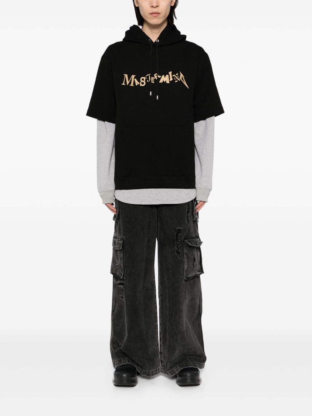 logo-print hoodie - 2