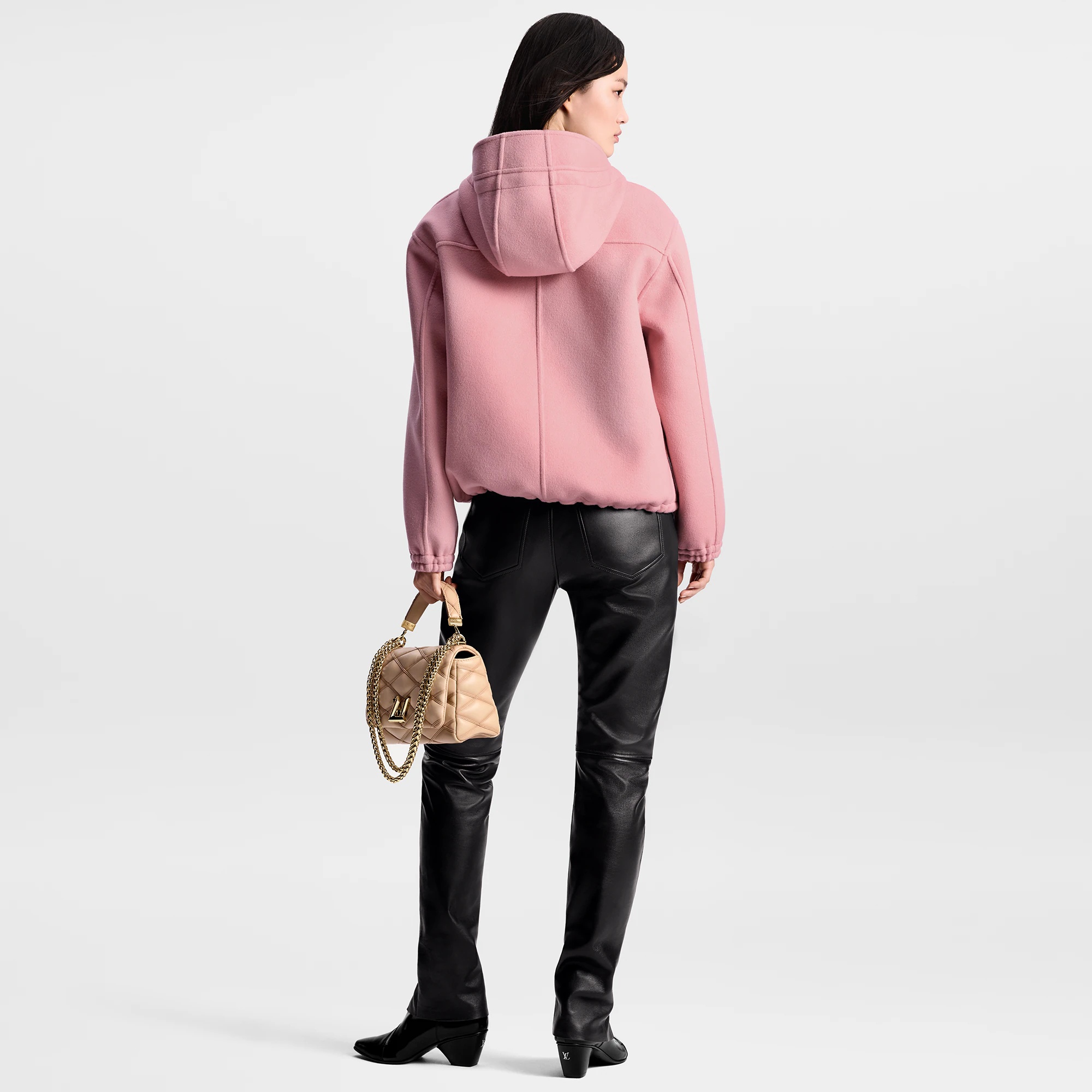 Hooded Double Face Coat - 3