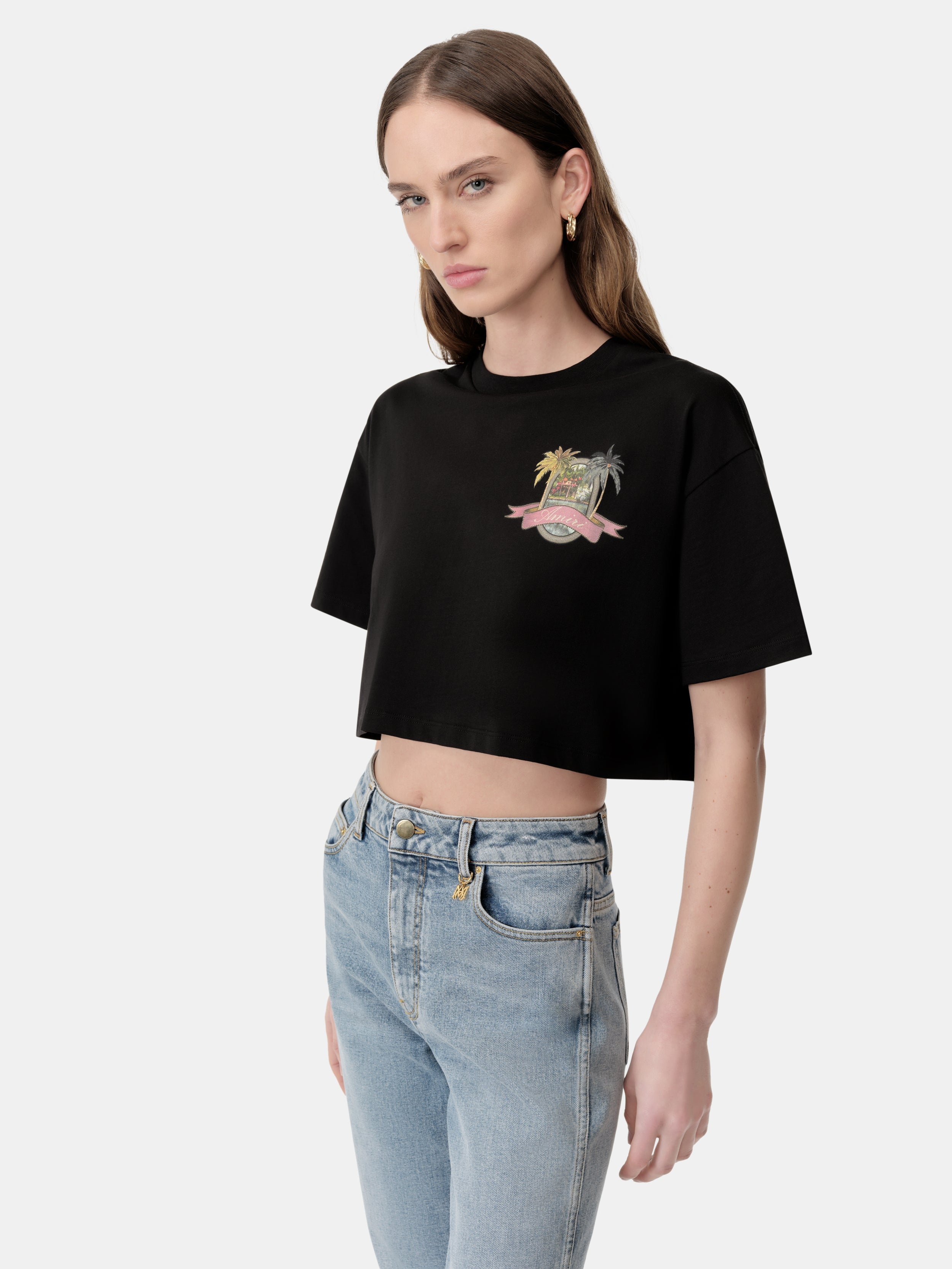 WOMEN'S MA PARADISE CROPPED TEE - 5