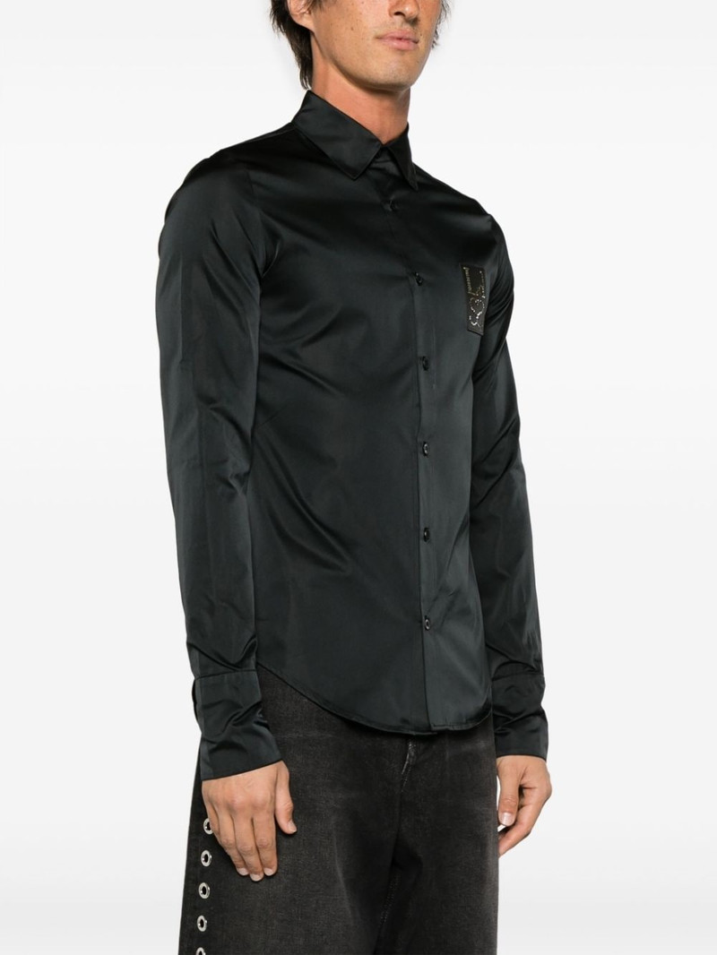 logo-patch shirt 4
