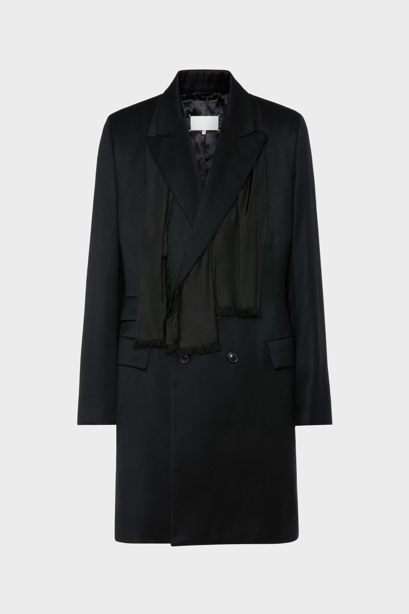 Wool Scarf Coat 1
