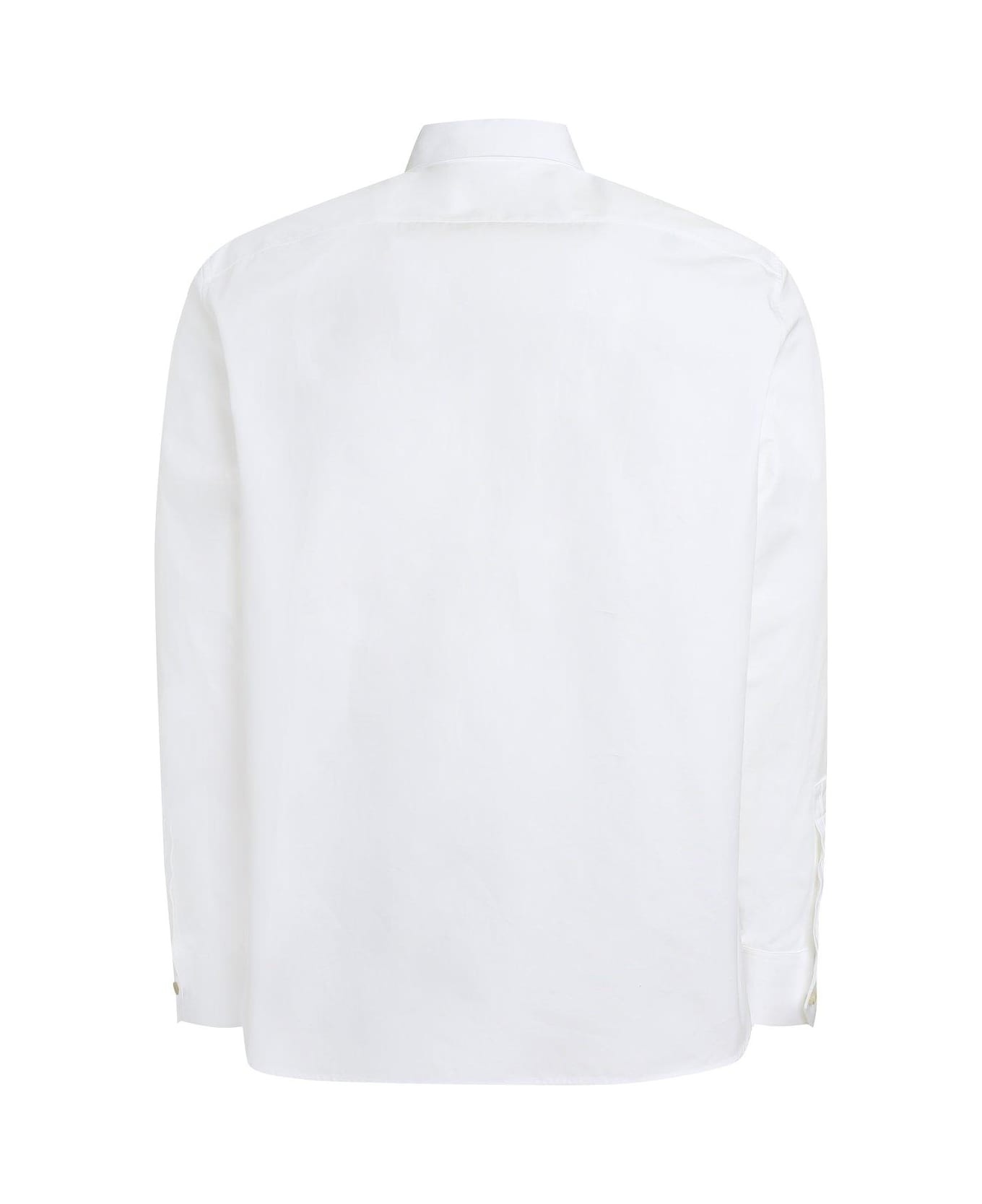 Straight Hem Buttoned Shirt - 2