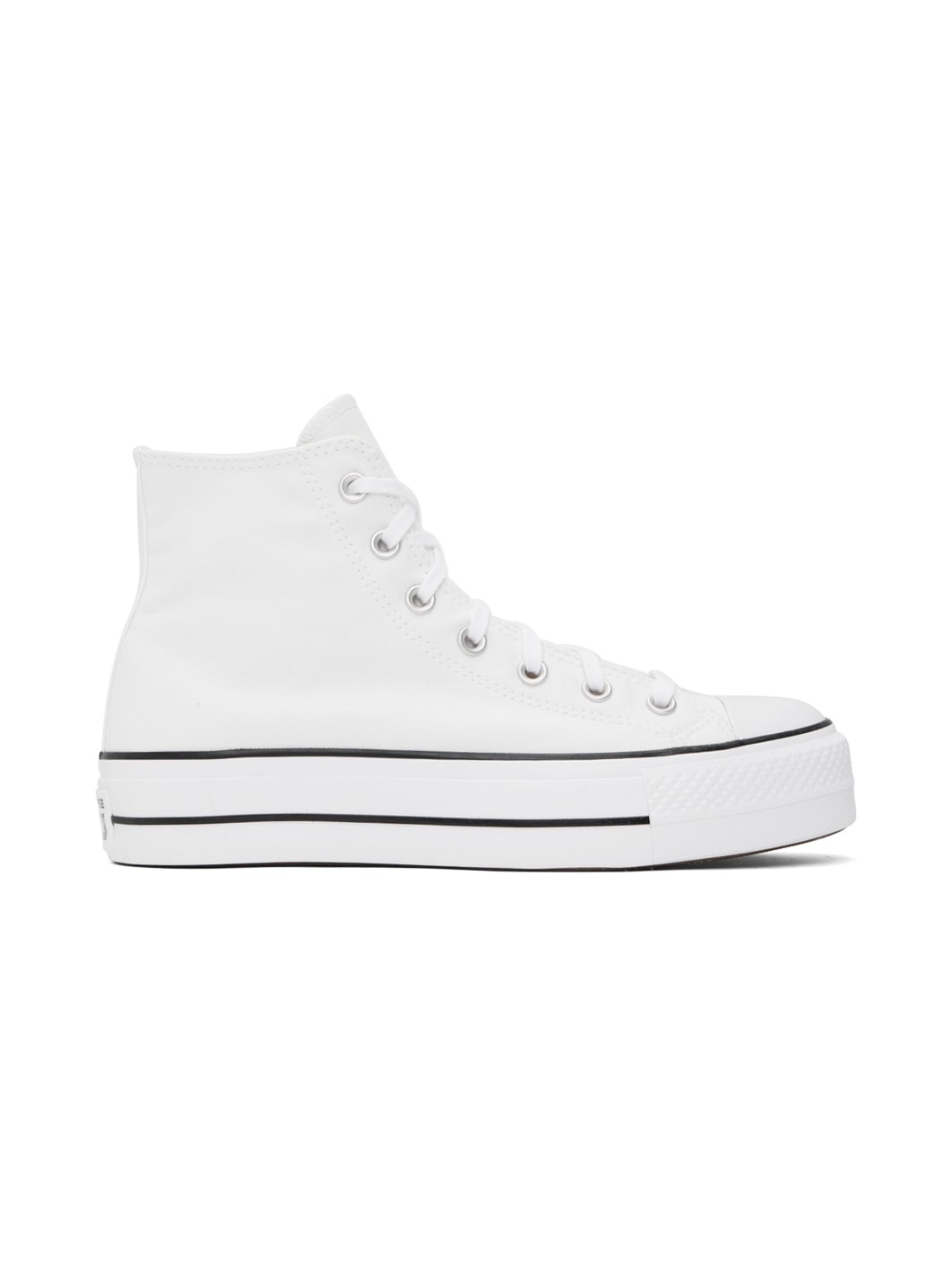 White Chuck Taylor All Star Platform Sneakers - 1