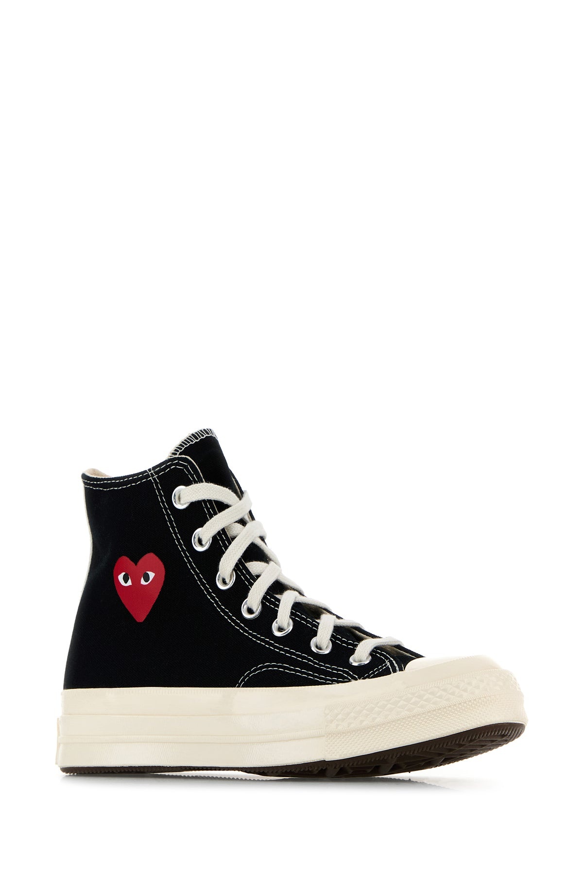 Black canvas Comme Des Garçons X Converse sneakers - 2
