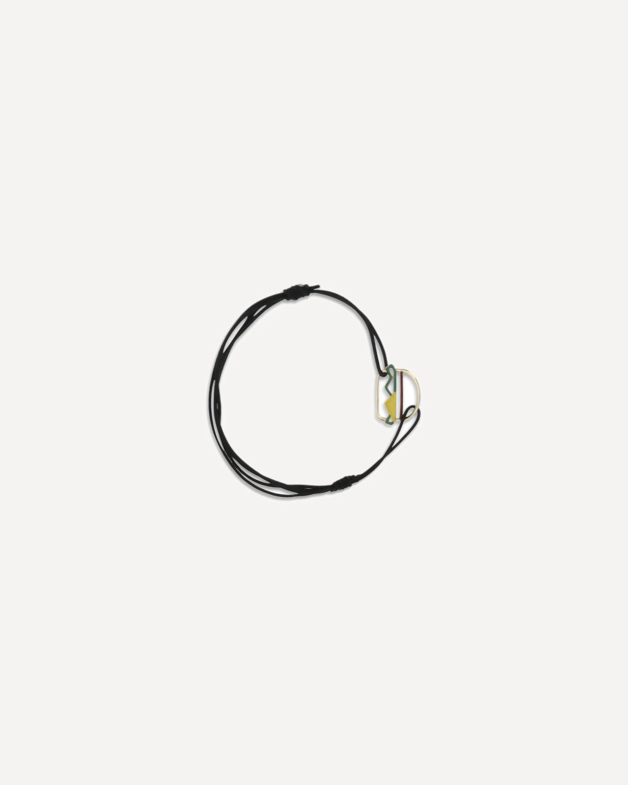 Hamburger Enamel Bracelet - 1