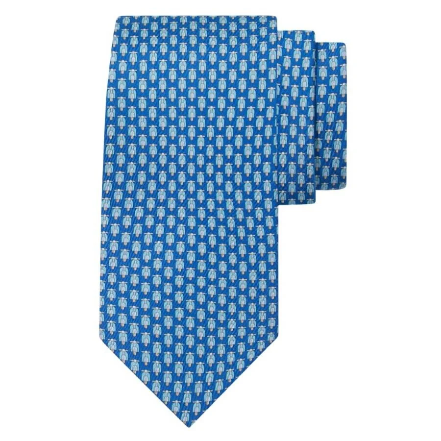 Ferragamo Scooter Print Silk Tie - 1