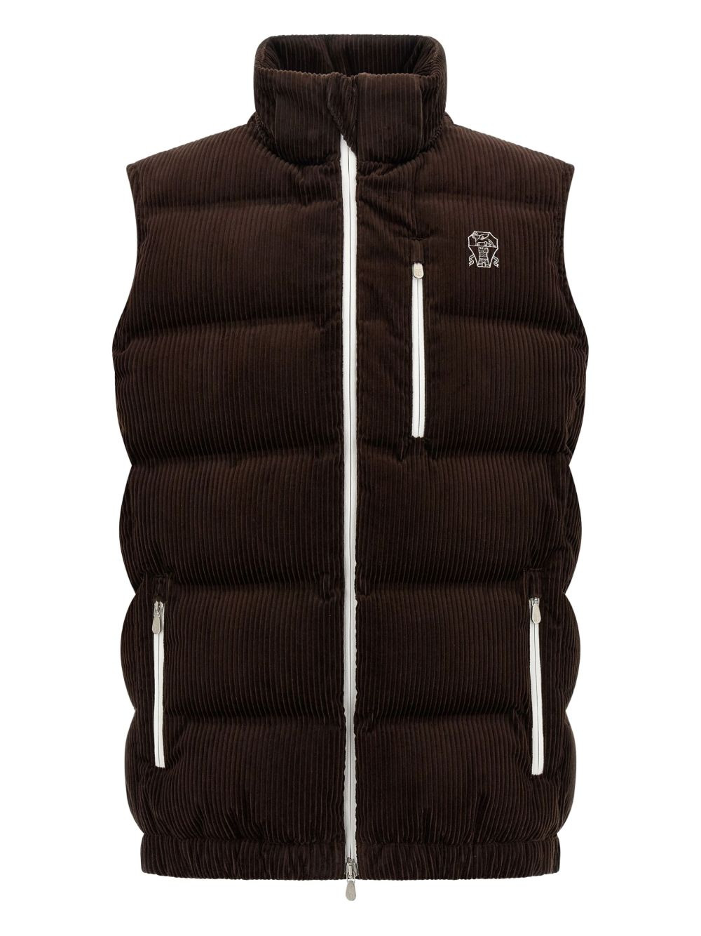 quilted corduroy vest - 3