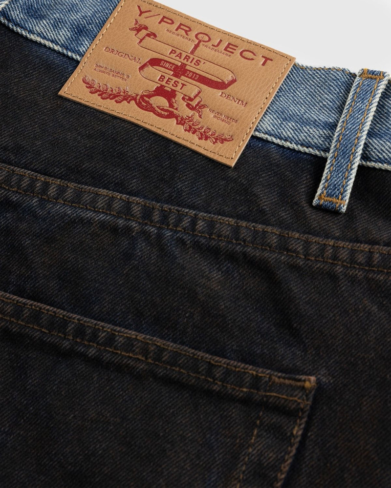 Y/Project – Cut-Out Jeans Rinsed Black/Rust 6