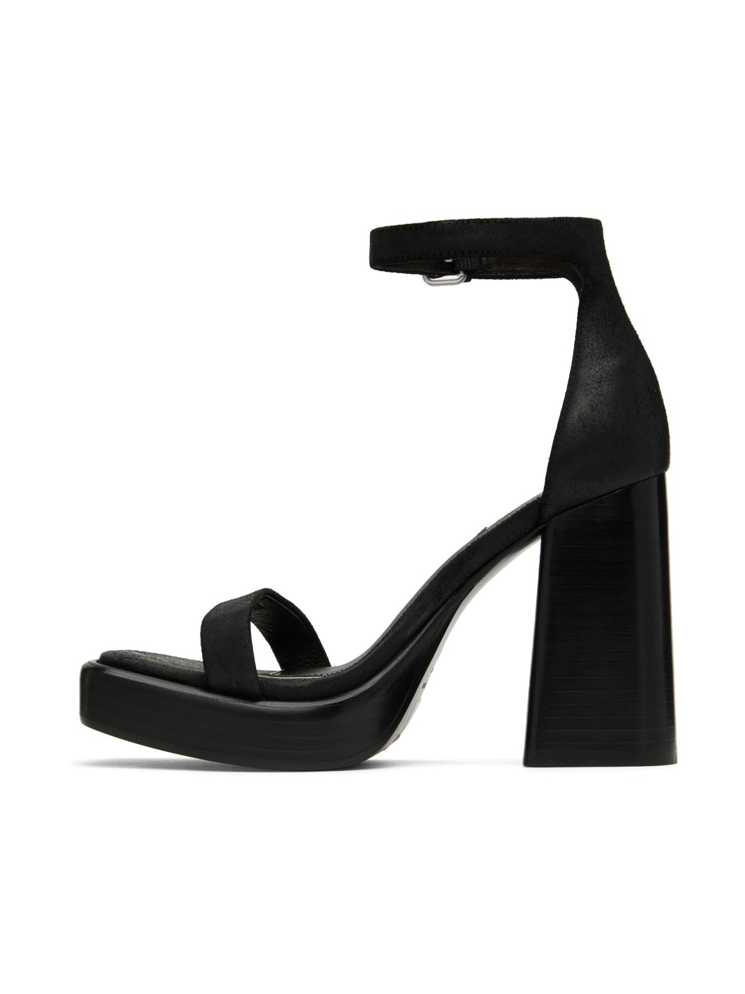 Black Matrix Heeled Sandals - 3
