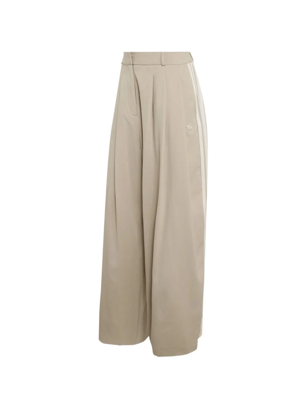 pleated side-stripe trousers - 1