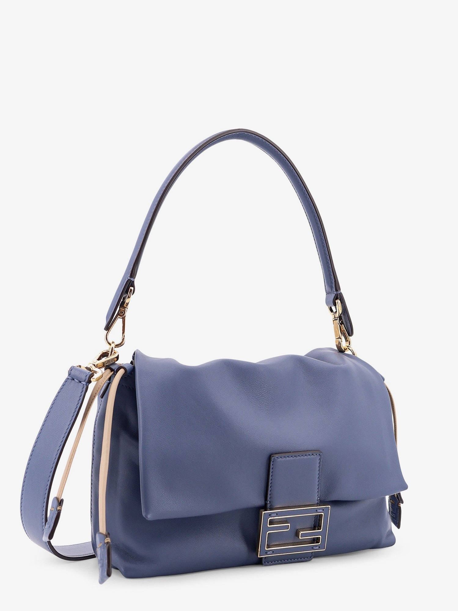 Fendi Mamma Baguette Small Leather Crossbody Bag - 3