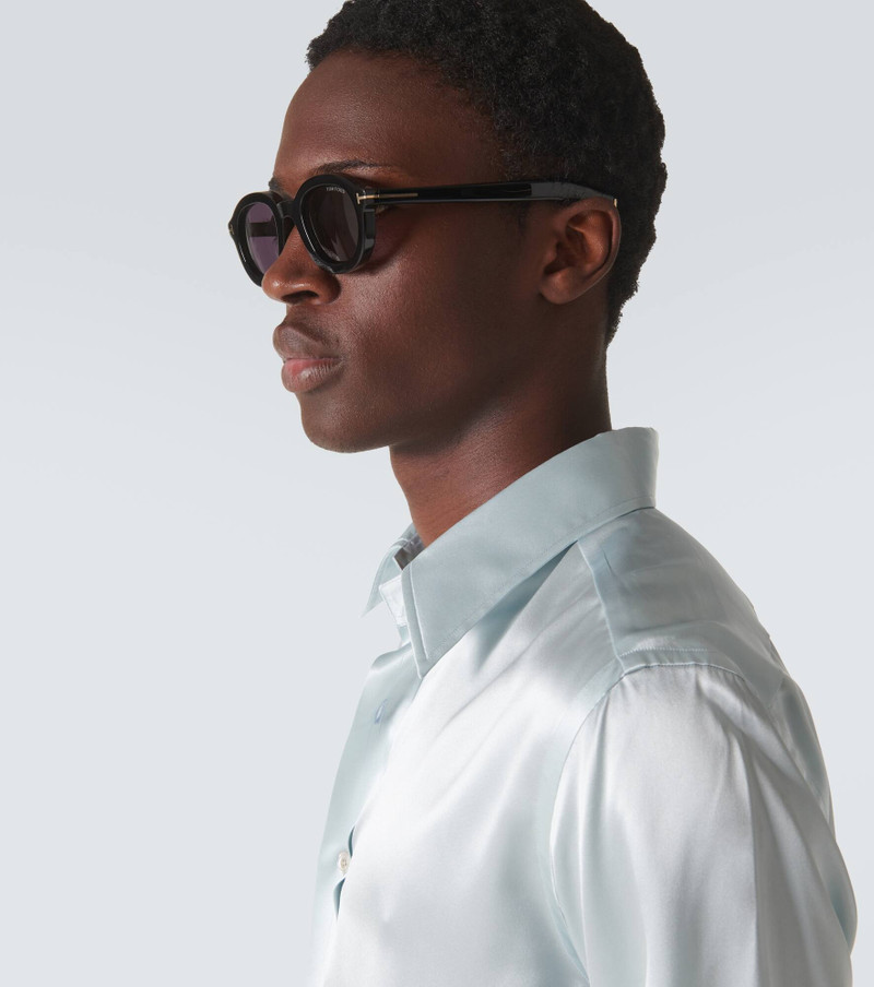 TOM FORD Raffa round sunglasses outlook