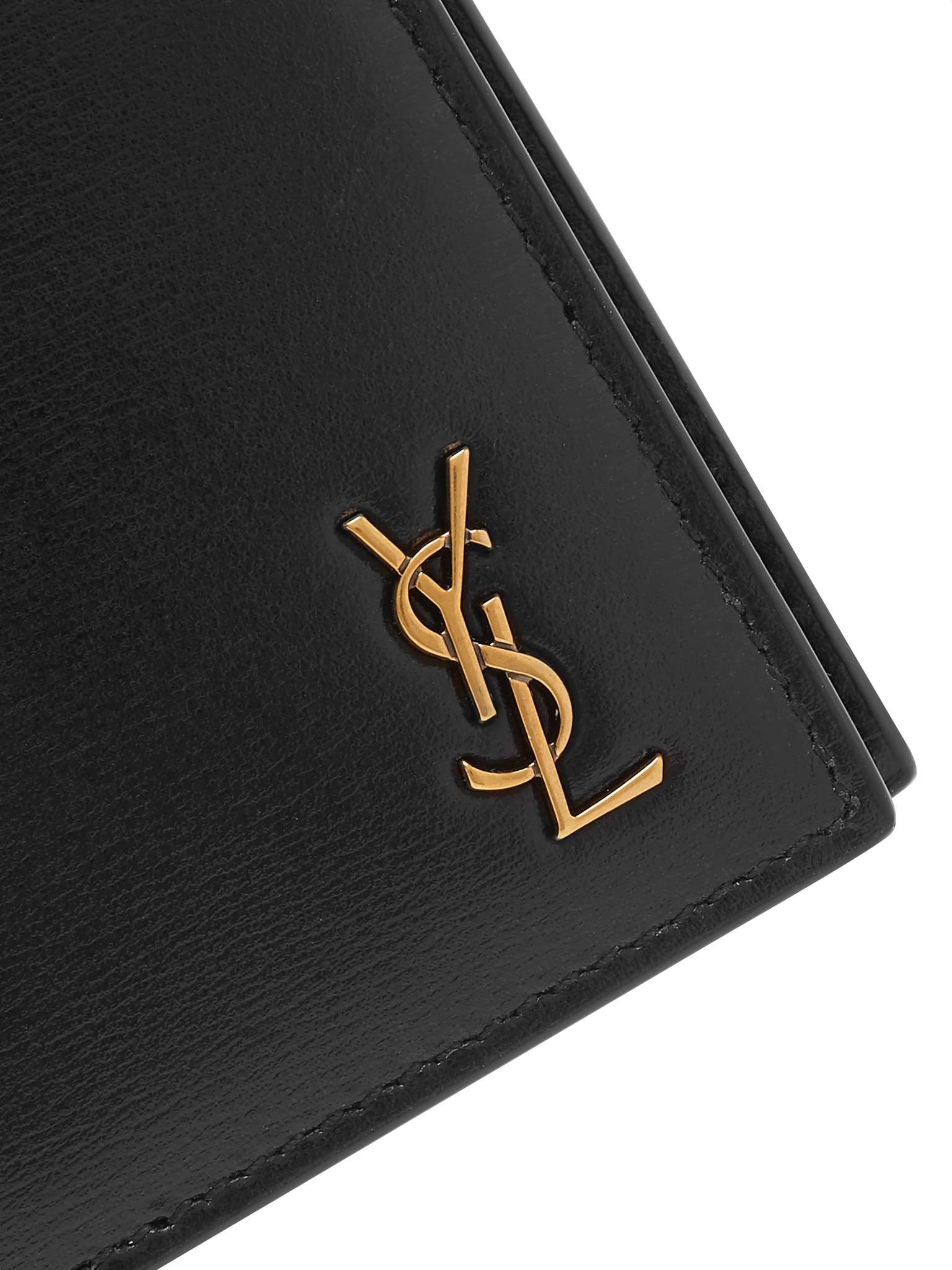 Logo-Appliquéd Leather Billfold Wallet - 4