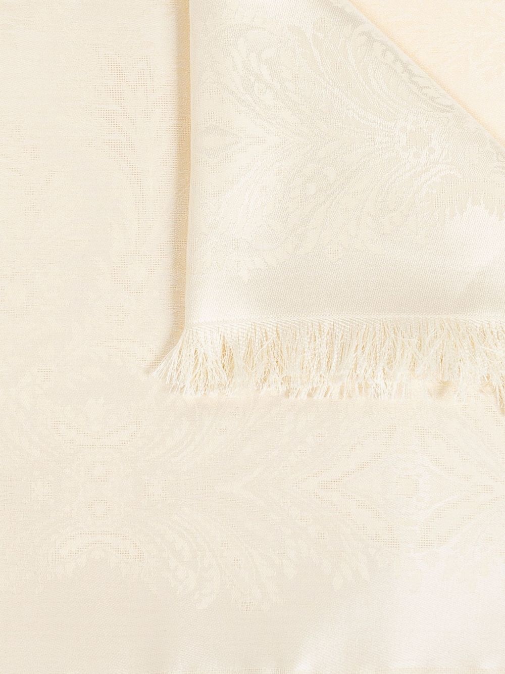 jacquard-pattern scarf - 3
