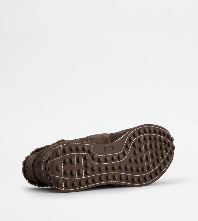 T VINTAGE SNEAKERS IN SUEDE - BROWN 4