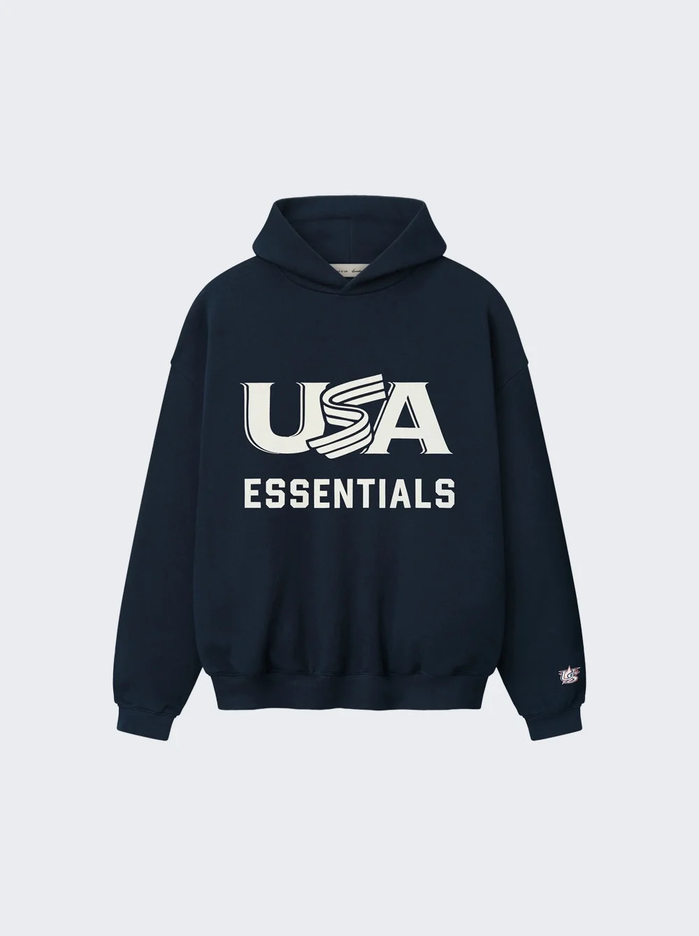 Usa Baseball Sport Hoodie Dark Sapphire - 1