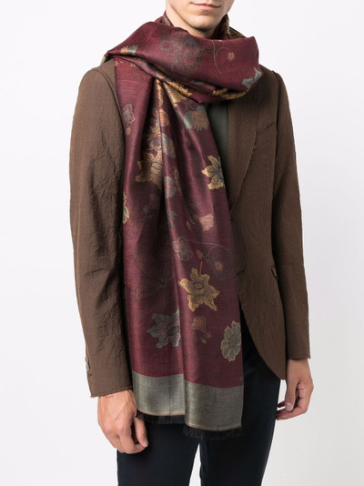 Etro floral-jacquard scarf outlook