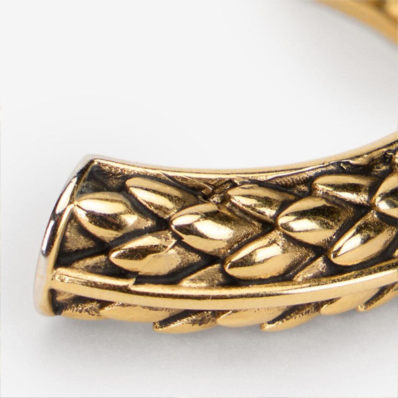Gold Serpentine Earrings 4
